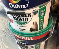 White paint weather shield Dulux