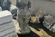 Garden stone ornaments dog
