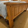 Superking solid oak size bed Image 2