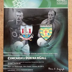 2012 Cork v Donegal - GAA All-Ireland Senior Football Championship Semi Final Programme