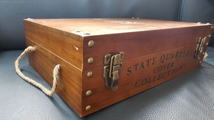 USA United States 50 States Quarters Cover Collection in Original Holder with COA