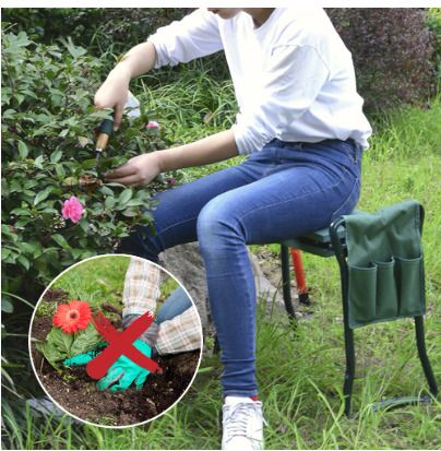 BRAND NEW Heavy Duty Upgraded Garden Kneeler Thicken Seat Padded Kneeling Stool Indoor Outdoor 150KG Load Portable Folding