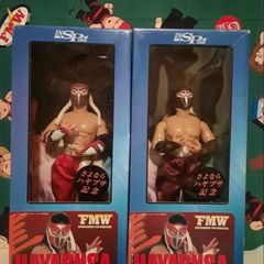 Hayabusa Wrestling Figures (Red & Maroon Variants) WWE WCW ECW TNA AEW