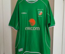 Vintage Umbro 2002 Republic of Ireland World Cup home jersey
