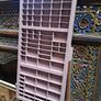 Vintage Painted Wooden Printers Tray Image 2