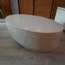 Oval Swivel-Top Coffee Table - gloss white Image 4