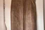 Leather skirt