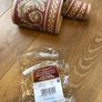 Vintage Crown Wallpaper Border Roll - Burgundy Baroque Acanthus (5m) Image 3