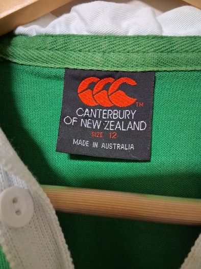 Ireland Rugby Jersey.  Ladies Size 12. Authentic Original Canterbury Jersey From Season 2002 / 2003. Not A Modern Day Remake.