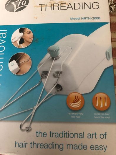 hair removal threading machine