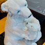 Vintage  Christmas  Polar Bear  & Cub Image 2