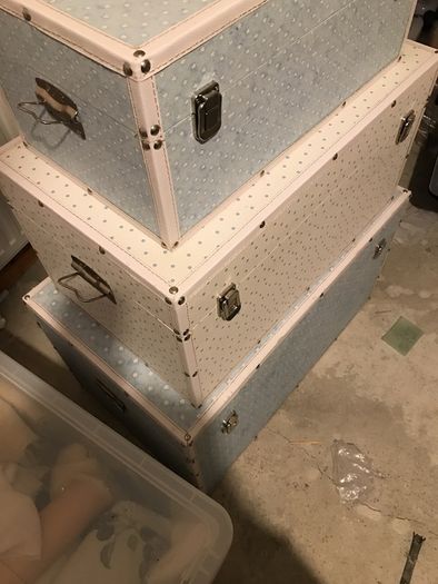 Set of 3 Storage trunks reduced