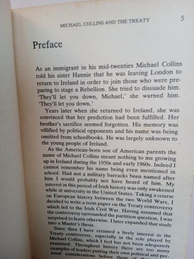Michael Collins and the Treaty: His Differences with De Valera by T. Ryle Dwyer (PT168)