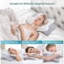 Cervical Pillow for Neck and Shoulder, Contour Memory Foam Pillow, Ergonomic Neck Support Pillow for Side Back Stomach Sleepers with Pillowcase Image 3