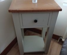 lamp table solid wood