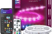 Alexa LED Lights 15m, Smart WiFi RGB LED Strip Lights APP Control and Google Assistant Compatible, Music Sync Color Changing for Bedroom, Living Room, Home, Party, 2 Rolls of 7.5m