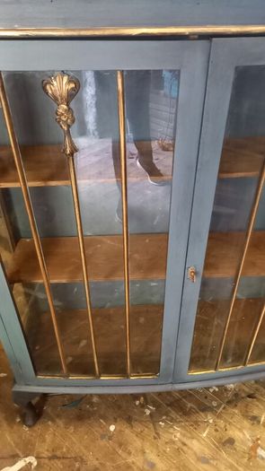 Victorian glass cabinet