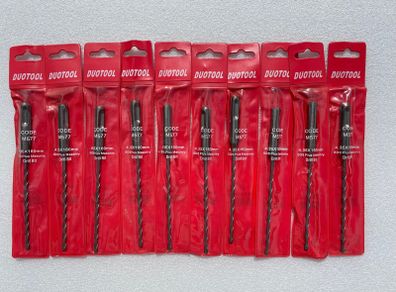 10 Duotool SDS Drills 4.35 x 160mm