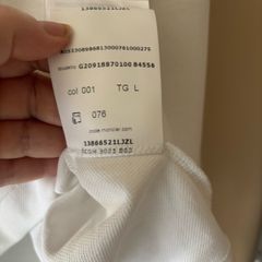 moncler long sleeve polo never worn
