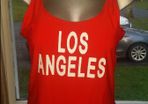 BNWT Red Los Angeles Dunnes swimsuit size UK16 EU44 Postage included