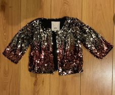 Gorgeous Girls River Island Sequined Jacket 5-6years