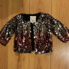 Gorgeous Girls River Island Sequined Jacket 5-6years