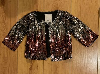 Gorgeous Girls River Island Sequined Jacket 5-6years