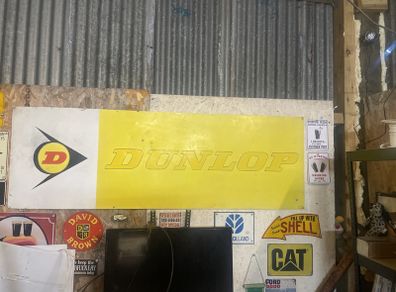 antique Dunlop sign