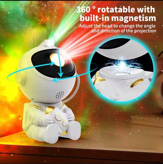 Star, galaxy projector and astronaut projector