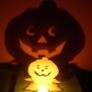 Halloween Tea Light Garden Lantern Wooden Indoor outdoor decor Pumpkin Spirit Candle Holder Image 2