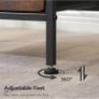 Bedside Table with Charging Station, Side Table with 2 USB Ports and Outlet Image 3