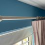 Bedroom Curtains, pole and hold backs Image 2