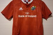 Munster Jersey.  Official Adidas Youth Age 11 to 12 Years Home Jersey.  Collect In Dublin Or Receive Via Post.