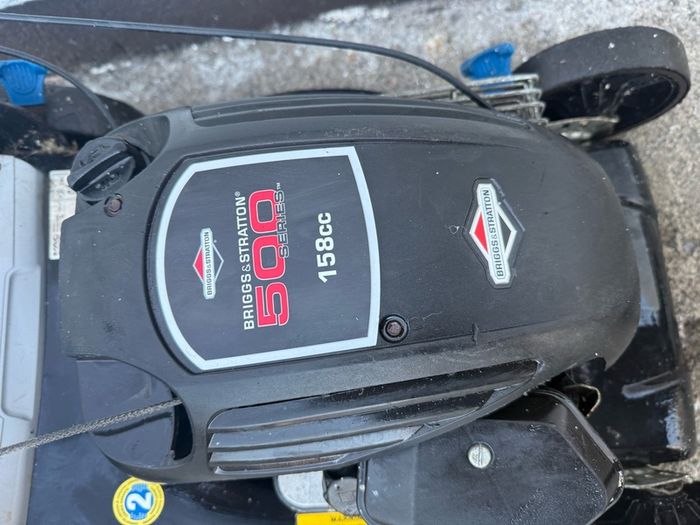 petrol lawnmower