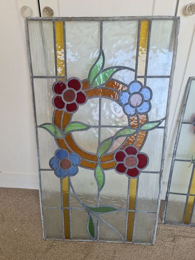 Stained glass.