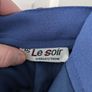 Vintage 1980/90s Wool Mix Blue Maxi Skirt Size 12 Image 5