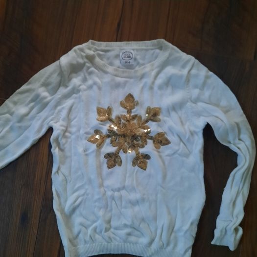 Christmas jumper Snowflake girls size 4 years