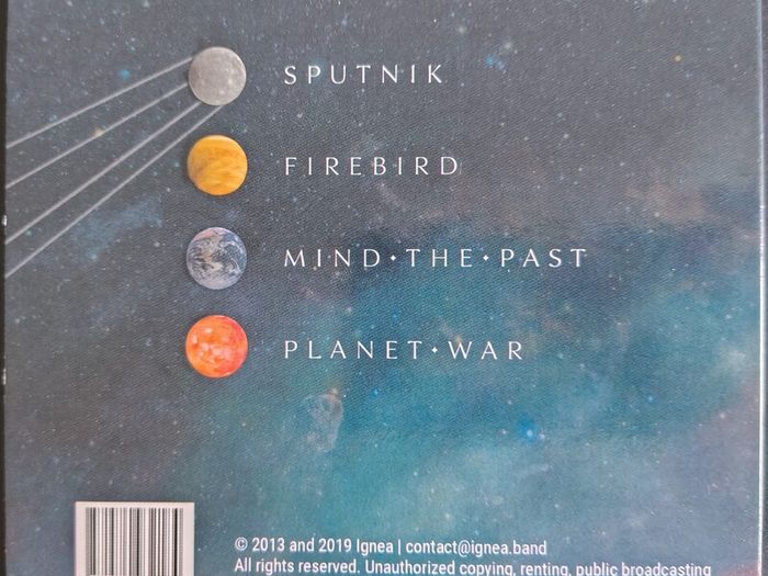 IGNEA - Sputnik CD EP (2017) Digipak Ukrainian Symphonic Metal EX+
