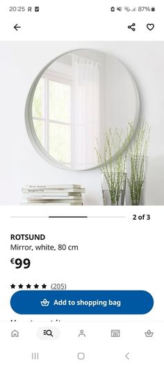 Large Circle Mirror