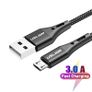 USLION Micro USB Fast Charging QC 3.0-2.0 2A (3M) & Data Sync Nylon Braided Cable (Brand New/Warranty) Image 7