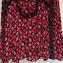beautiful floral with lace, pleated midi dress Image 4