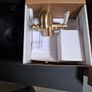 Brushed brass tap Image 3