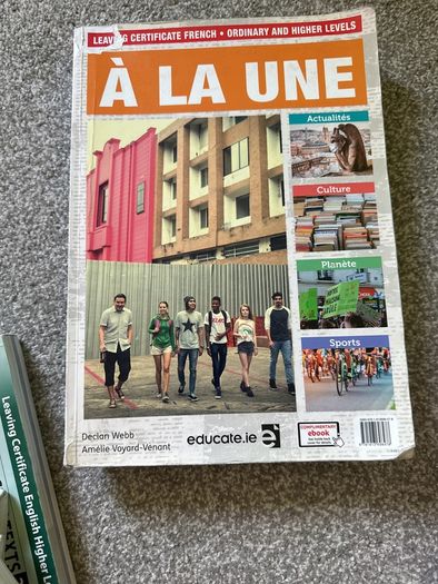 A La Une leaving certificate french