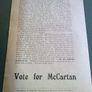 Irish political leaflet Dr. Pat McCartan Sinn Fein South Armagh Ireland Irish Image 3