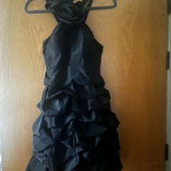 Black designer cocktail dress - UK size 8-10