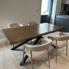 6ft wooden dining table