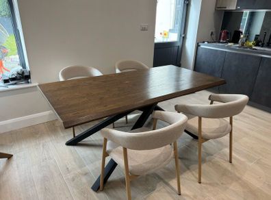 6ft wooden dining table