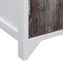 Bathroom Cabinet White and Brown 46x24x116 cm Paulownia Wood Image 7
