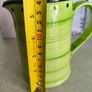 Green Jug by Genuine Hand painted cookwar Freezer Proof, Dishwasher, Microwave and Oven Safe. Made in U.K. by ULSTER CERAMICS Image 2