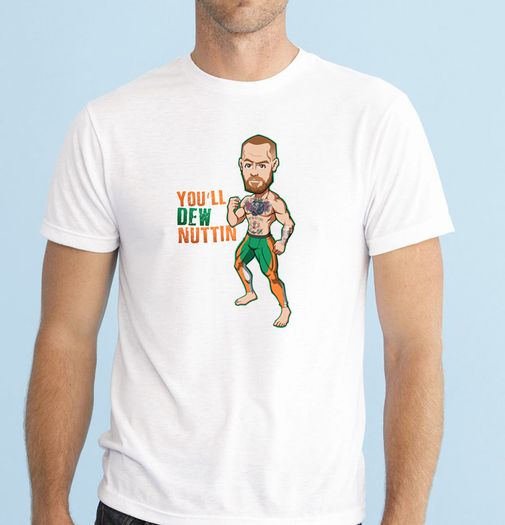 Conor Mcgregor clip art printed t-shirt TEE TOP SHIRT